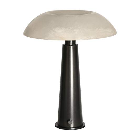 BRTL3353BZ Antique Bronze Cloudy Sky Alabaster Desk Lamp | Modern Elegance | Custom Table lamp - BRILLIANT MAKER