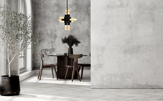 Classic Combination Natural Selenite Stone Restaurant Pendant Lights | BRCH9169 - BRILLIANT MAKER