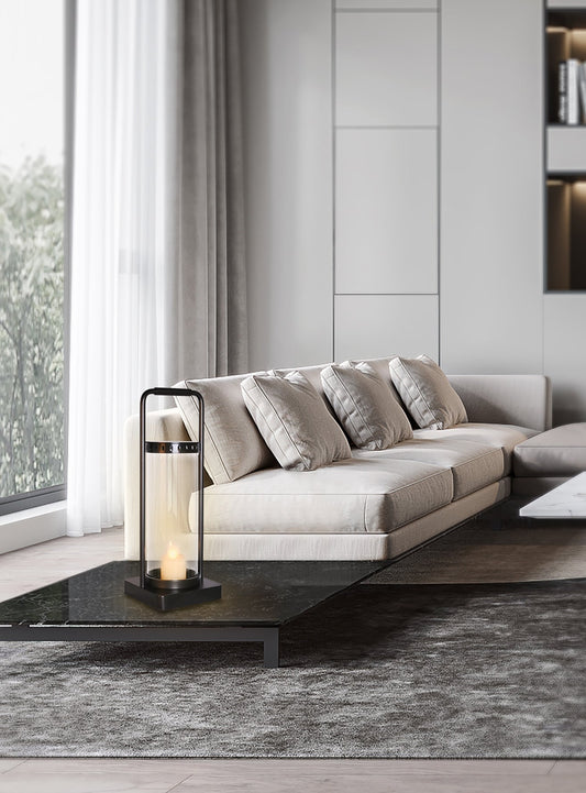 BRCS6090BZ Brilliant-Maker Medieval Antique Bronze Lantern – IP44 Waterproof Rechargeable Camping Lantern with Knurled Handle - BRILLIANT MAKER