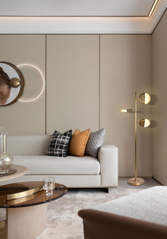 BRFL5027 | "Changbai Sky Lake" 3-Head Luxury Floor Lamp - BRILLIANT MAKER