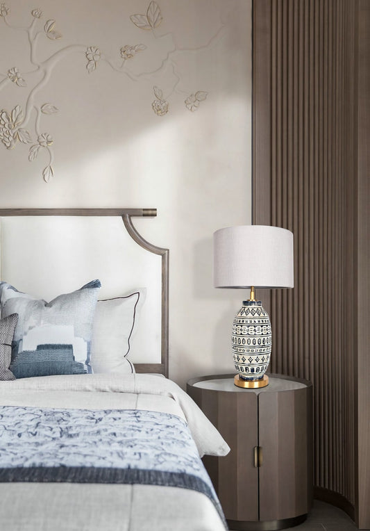 Elevate Your Space with the BRTL3313 Wabi-Sabi Ceramic Table Lamp: Vintage Charm Meets Modern Craftsmanship