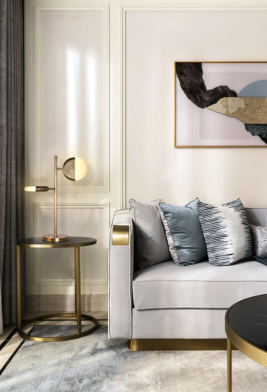 BRTL3342 "Changbai Sky Lake" Creative Sunrise Double Heads Alabaster Table Lamp - BRILLIANT MAKER