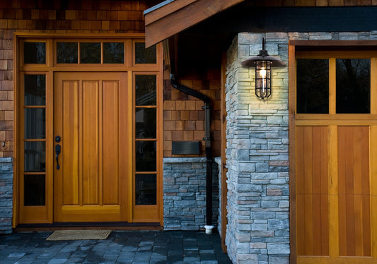 BRWL7090BZ Forged Antique Bronze Outdoor Wall Lamp – IP44 Explosion-Proof Glass & Copper Design for Hotels & Commercial Spaces | Brilliant-Maker - BRILLIANT MAKER