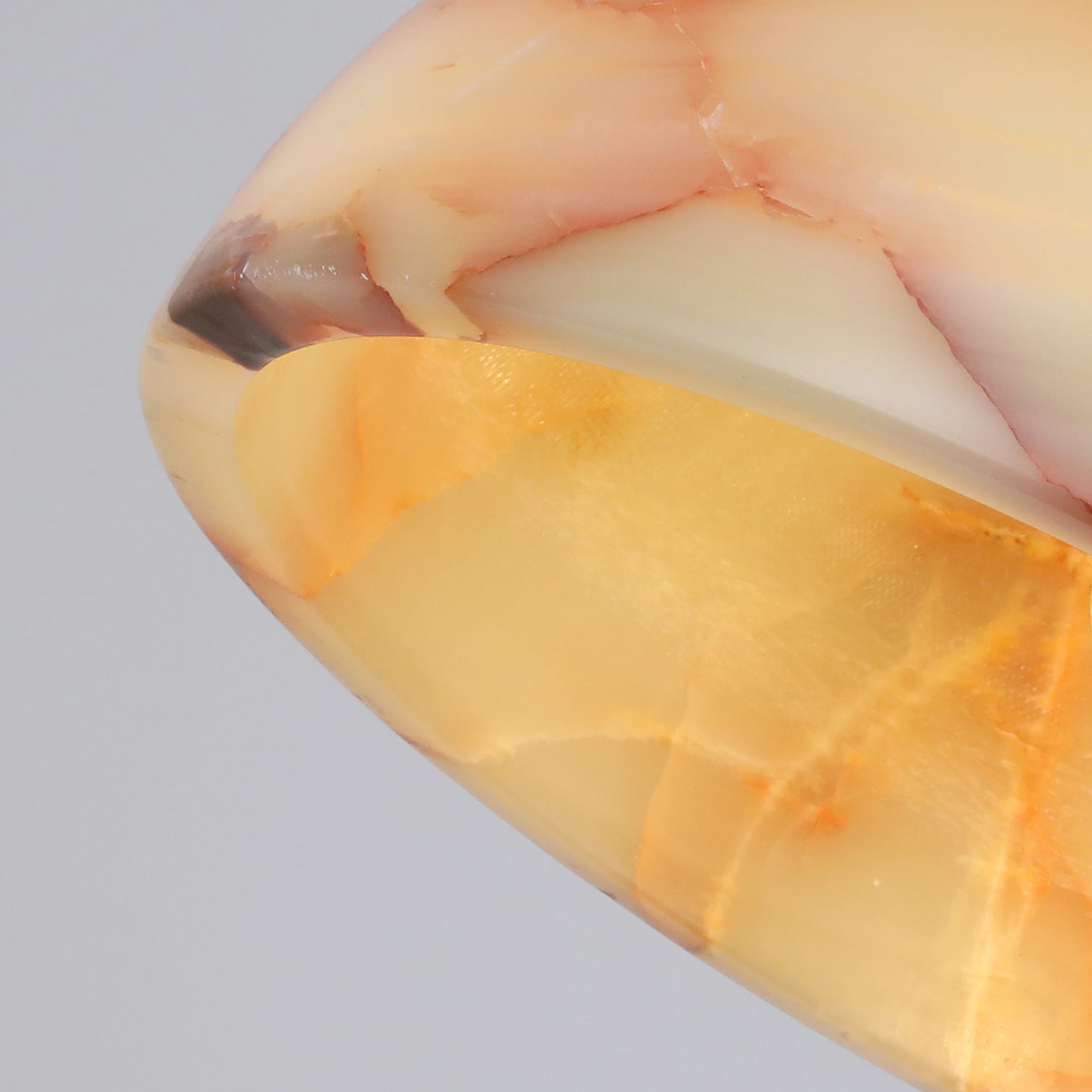 Brilliant-Maker PL9201M Natural Onyx Art Pendant Lamp M - Customizable B2B Modern Classic Semi-Circular Jade Chandelier