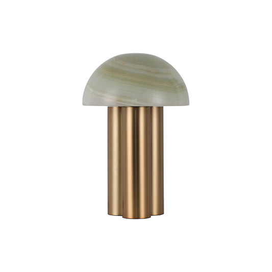 Brilliant-Maker TL3388 Natural Blue Jade Art Table Lamp – Customizable B2B Modern Classic Lamp