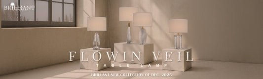 Eternal Ripples: The Flowing Veil Table Lamp Collection