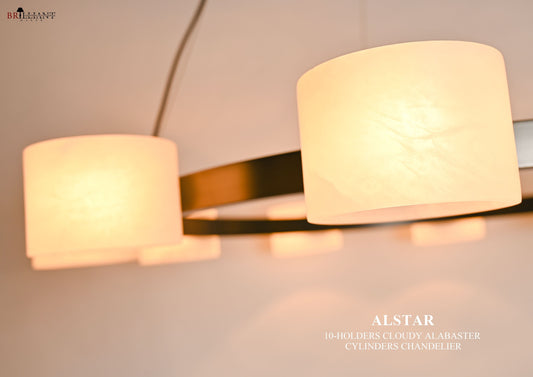 alabaster chandelier