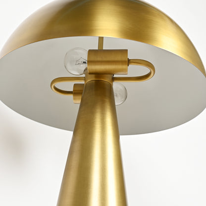 经典蘑菇全钢台灯 (BRTL3291) 几何简约与奢华金属优雅的完美融合