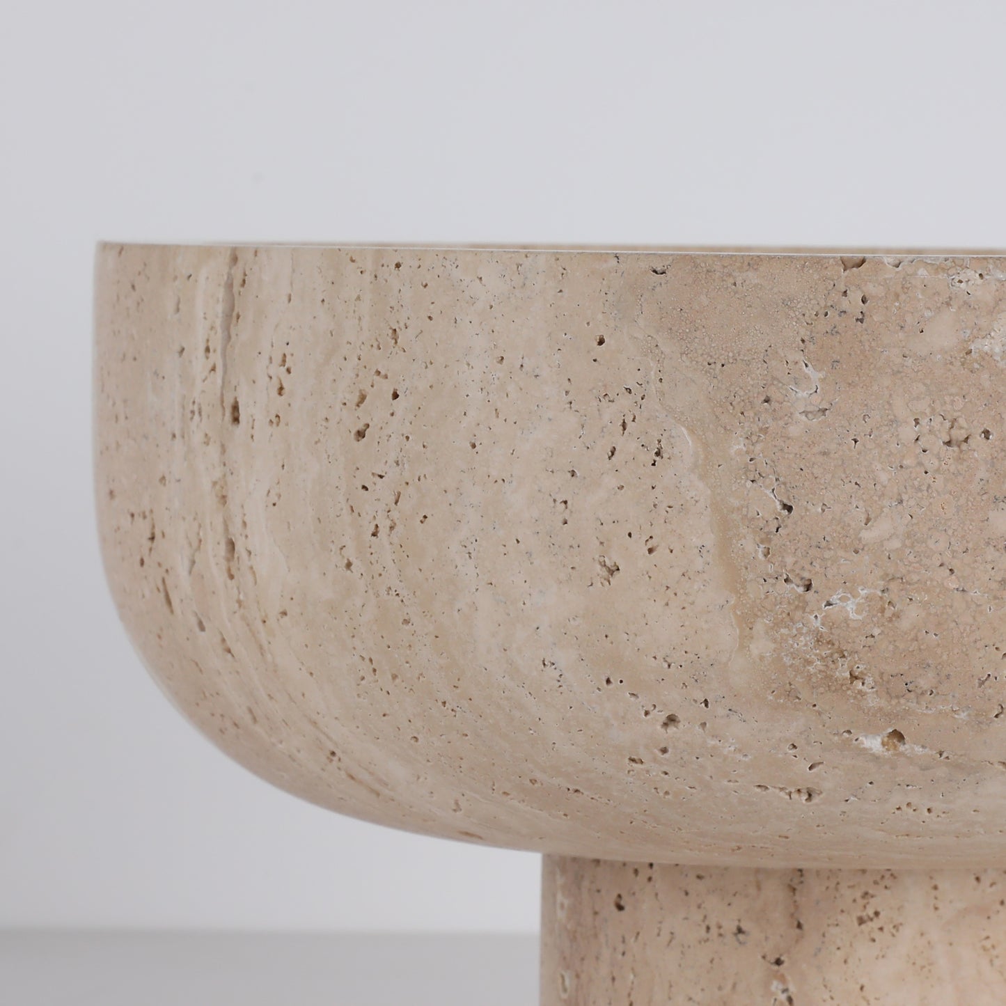 صينية ترافرتين AC4257 من بريليانت ميكر (صغيرة) - صينية حجرية كلاسيكية عصرية قابلة للتخصيص بتصميم B2B بملمس ثقيل، مناسبة لغرفة المعيشة/غرفة الطعام/الاستقبال 