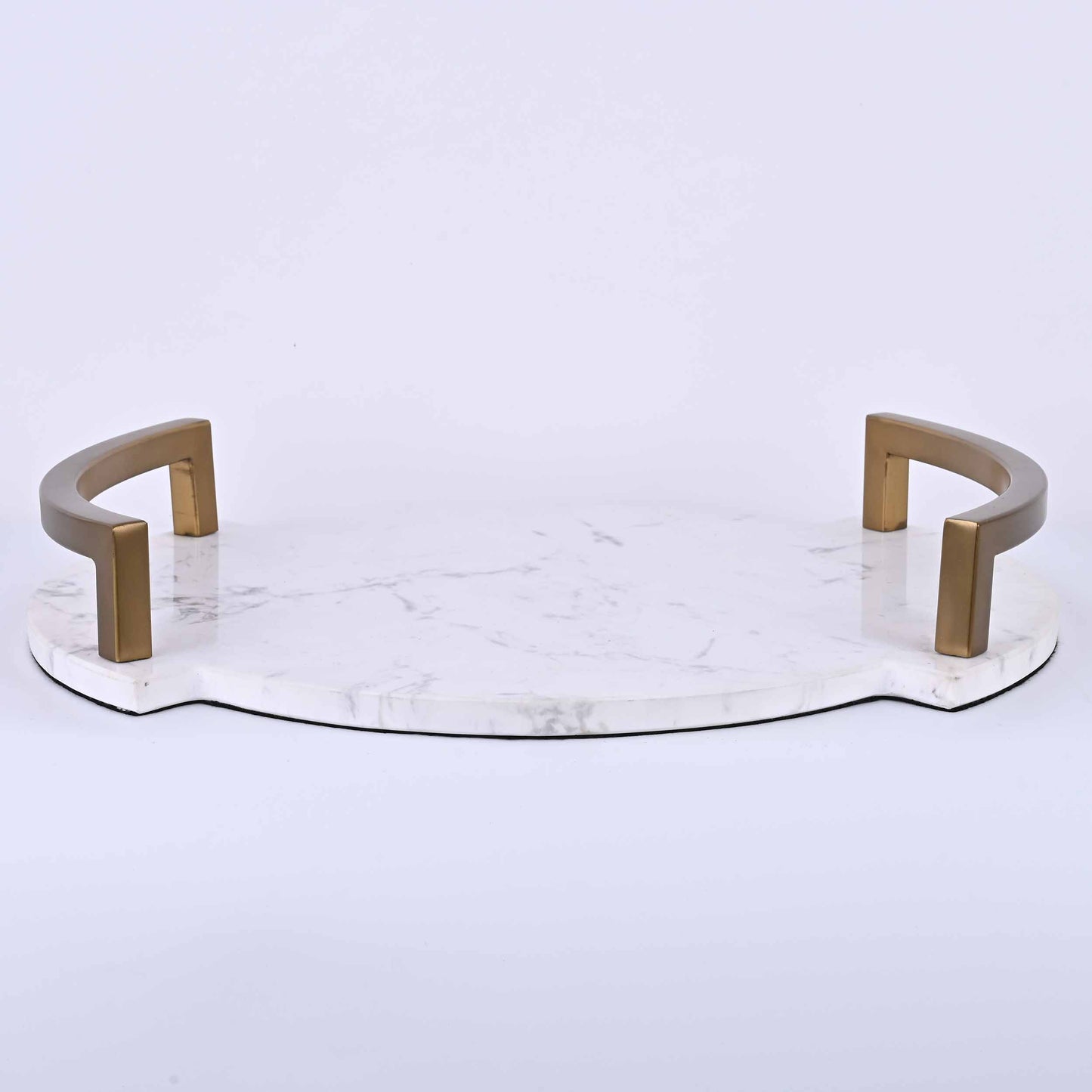 Volakas white marble craft tray