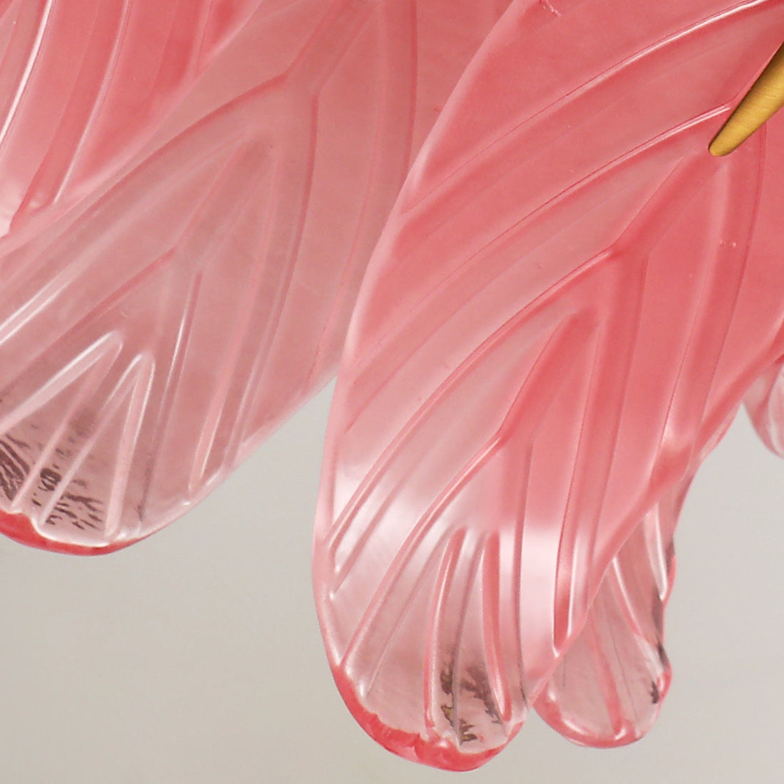 BRCH9193-B PK "Rosy Symphony" Double-Layer Frosted Pink Tulip Glass Pendant Light - BRILLIANT MAKER