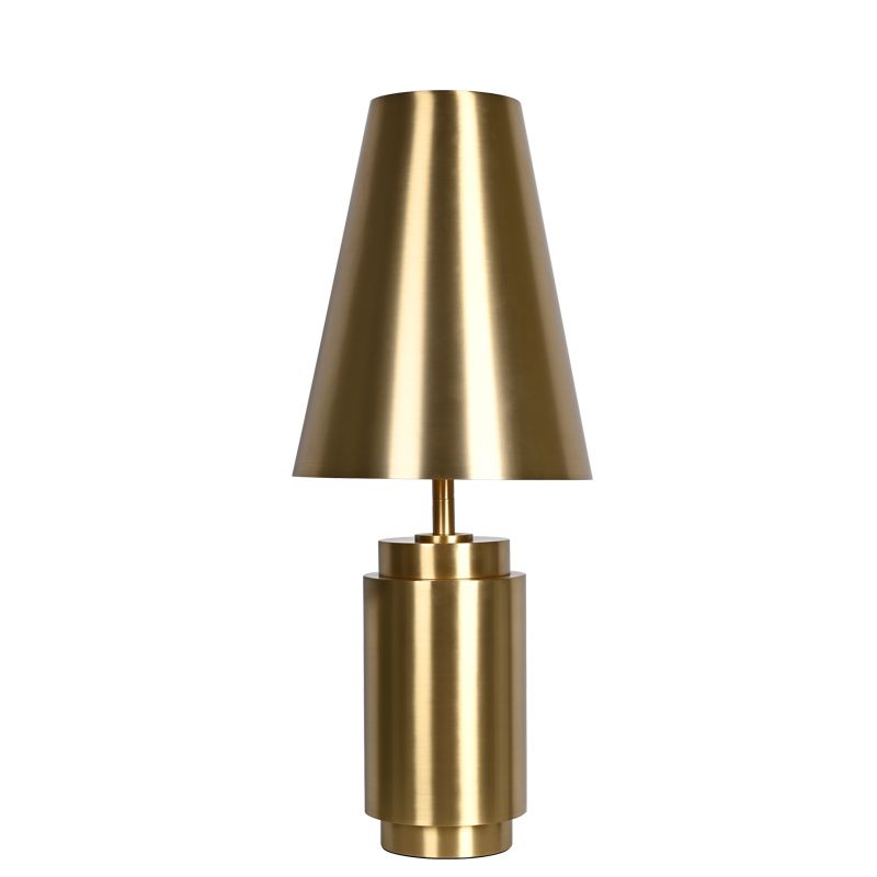 Antique brass finish classic table lamp