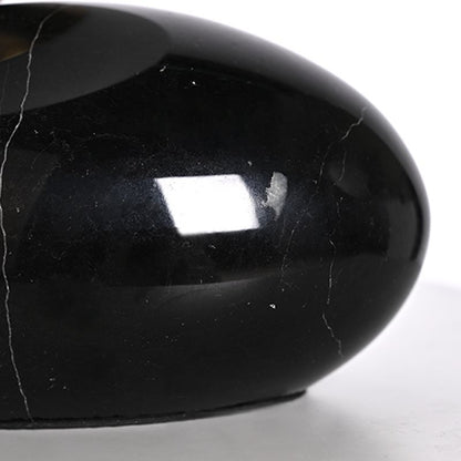 Black marble cobble base opal glass bedside dimmable mini night light