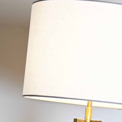 Art light centrosphere travertine marble table lamp