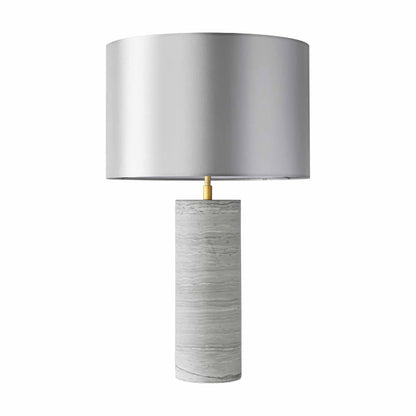 Haisa grey clinderial marble craft table Lamp