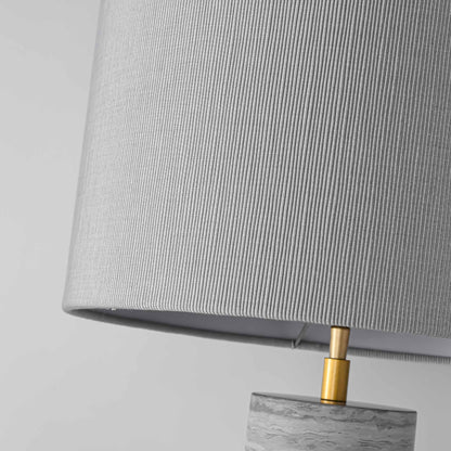 Haisa grey clinderial marble craft table Lamp