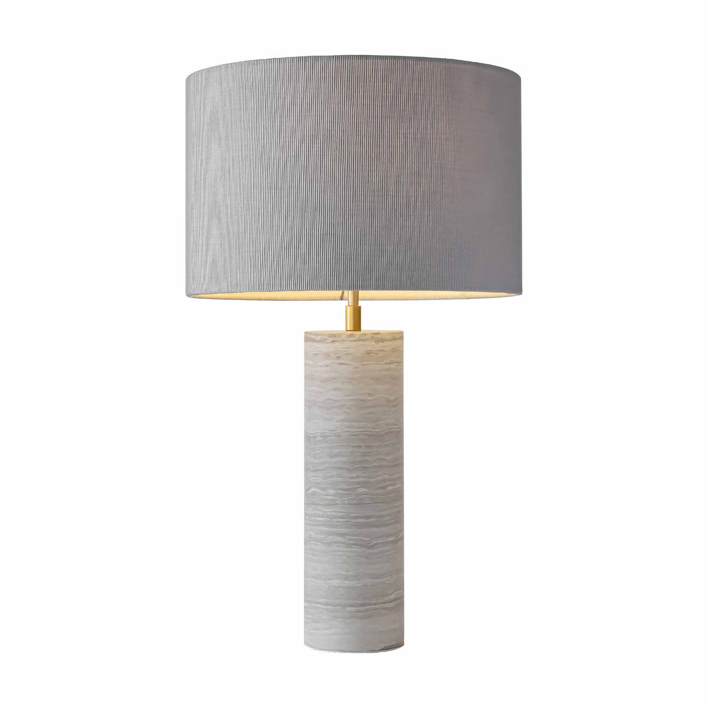 Haisa grey clinderial marble craft table Lamp