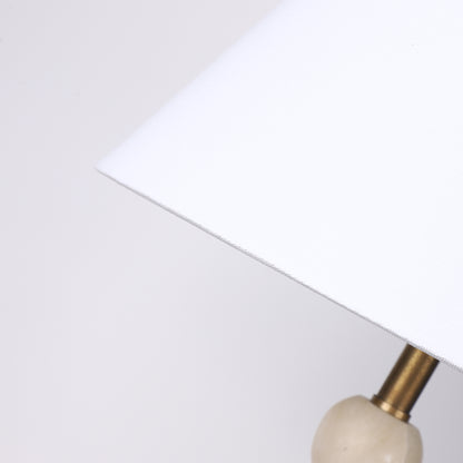 Twilight fog classic slim alabaster table lamp