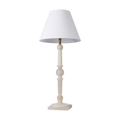 Twilight fog classic slim alabaster table lamp