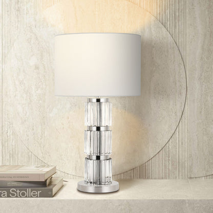 Triple Layer Crystal Gear Table Lamp