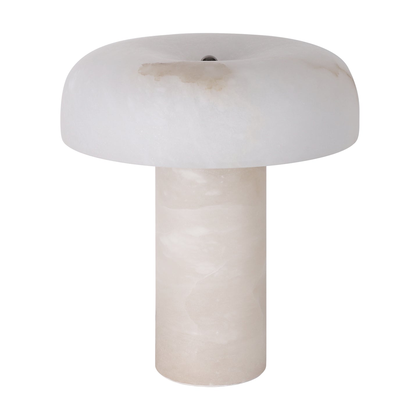 Twilight fog classic alabaster mushroom bedside table lamp