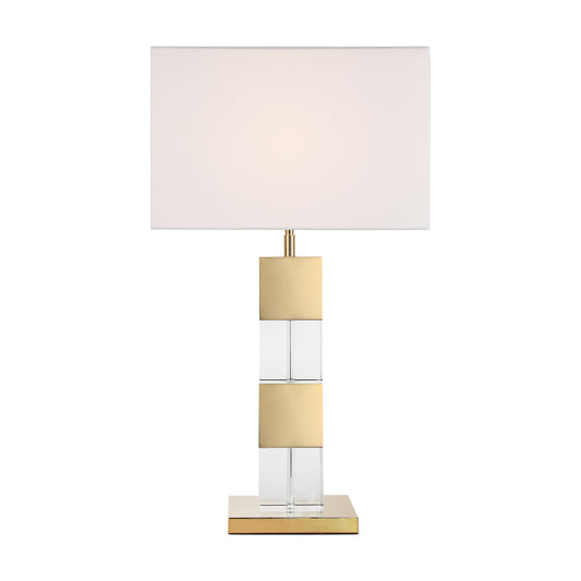 The Geometry of Light: BRTL3372 Crystal Glass Table Lamp – Where Art Meets Functionality - BRILLIANT MAKER