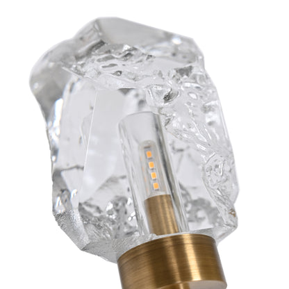 Lambert Glacier single irregular solid crystal glass wall lamp