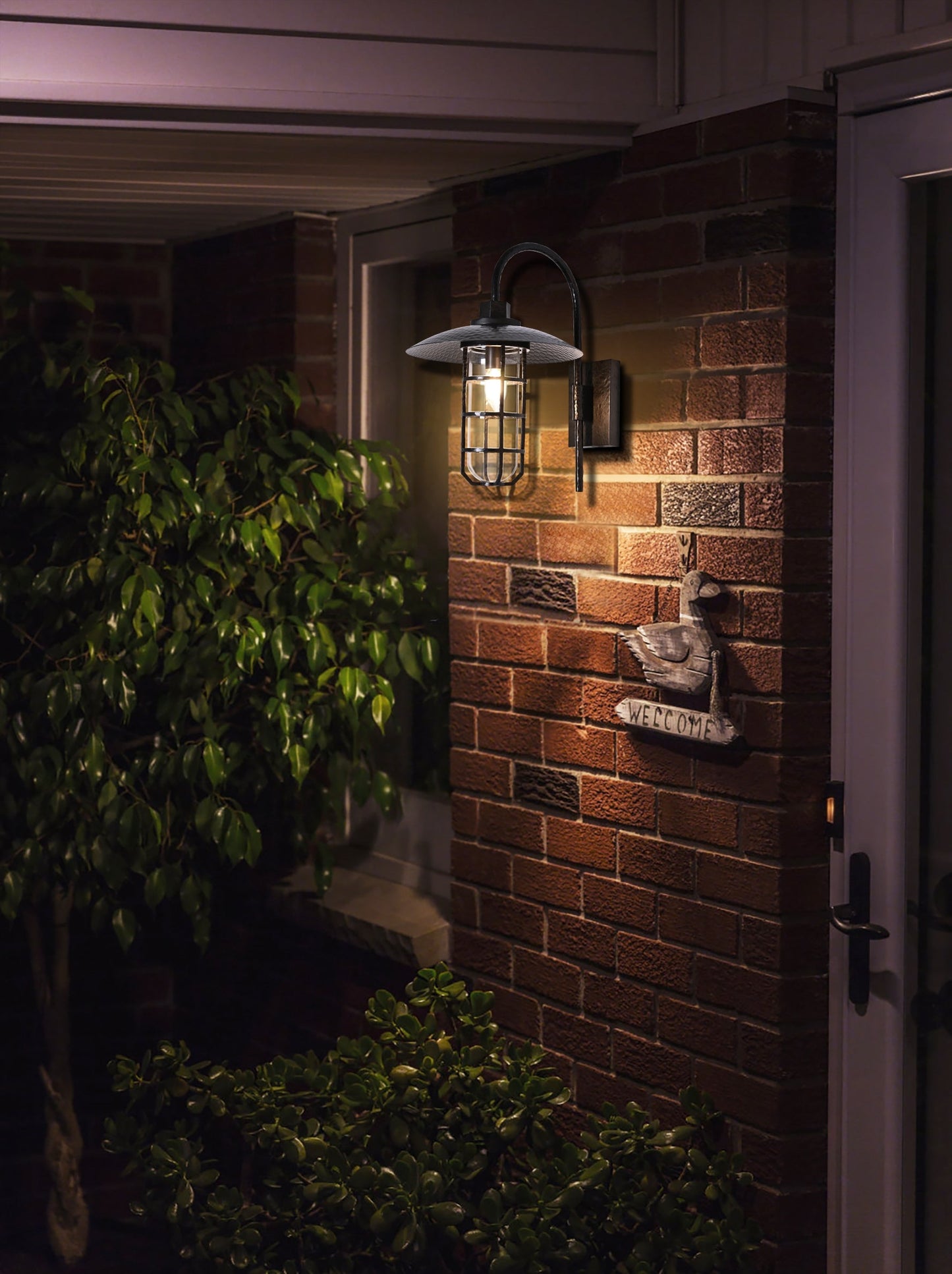 Explosion-proof glass cover outdoor wall lamp