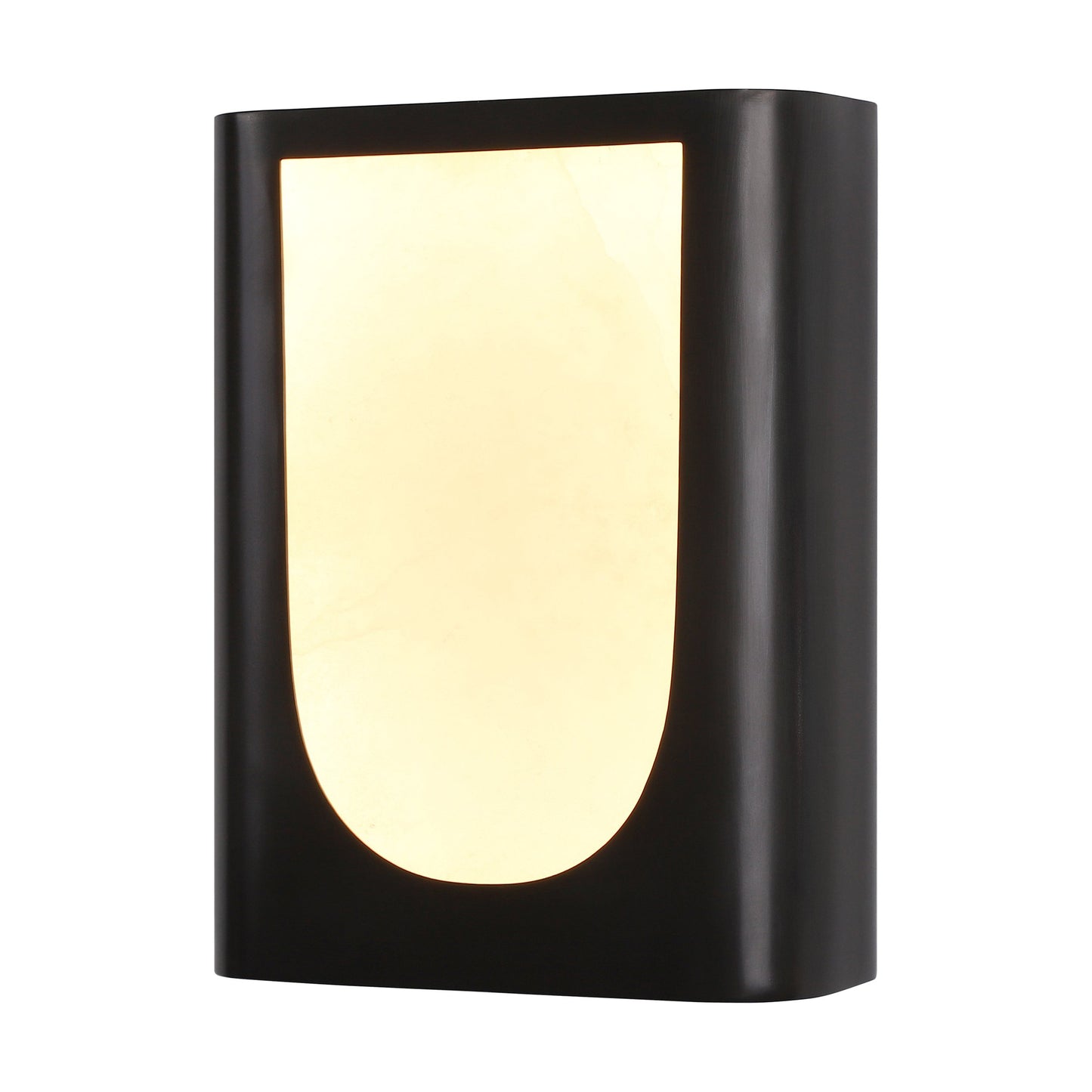 Twilight fog U-shape alabaster wall lamp