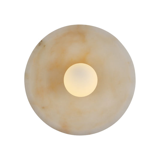 Vortex Circular Alabaster Wall Light - Modern Simplicity with Oceanic Elegance | BRILLIANT-MAKER - BRILLIANT MAKER