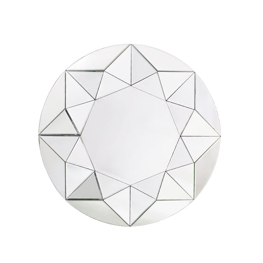 Luxury bright pyramid glass mirror