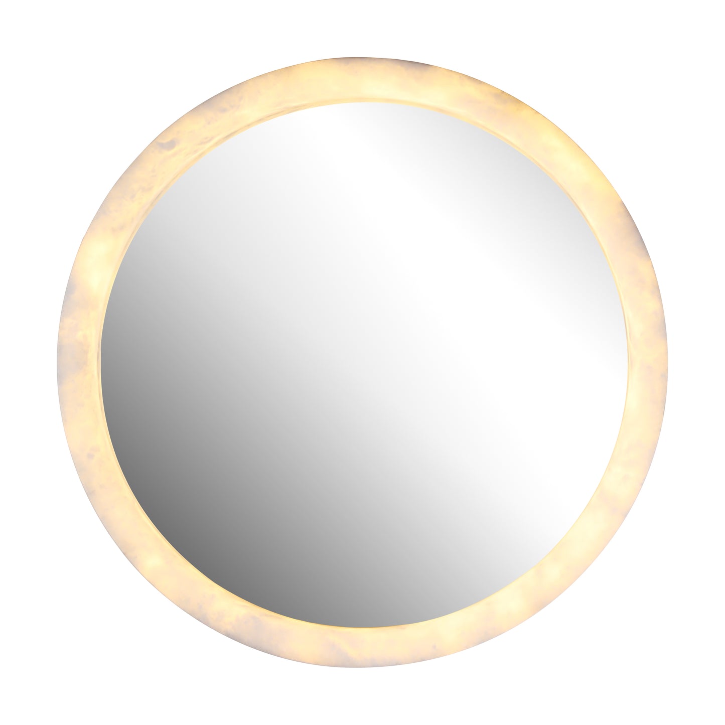 MG11013-1000 Alabaster Mirror Light-L: Grand Scale Illuminated Elegance