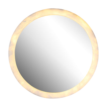 MG11013-1000 Alabaster Mirror Light-L: Grand Scale Illuminated Elegance