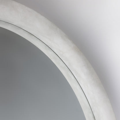 MG11013-1000 Alabaster Mirror Light-L: Grand Scale Illuminated Elegance