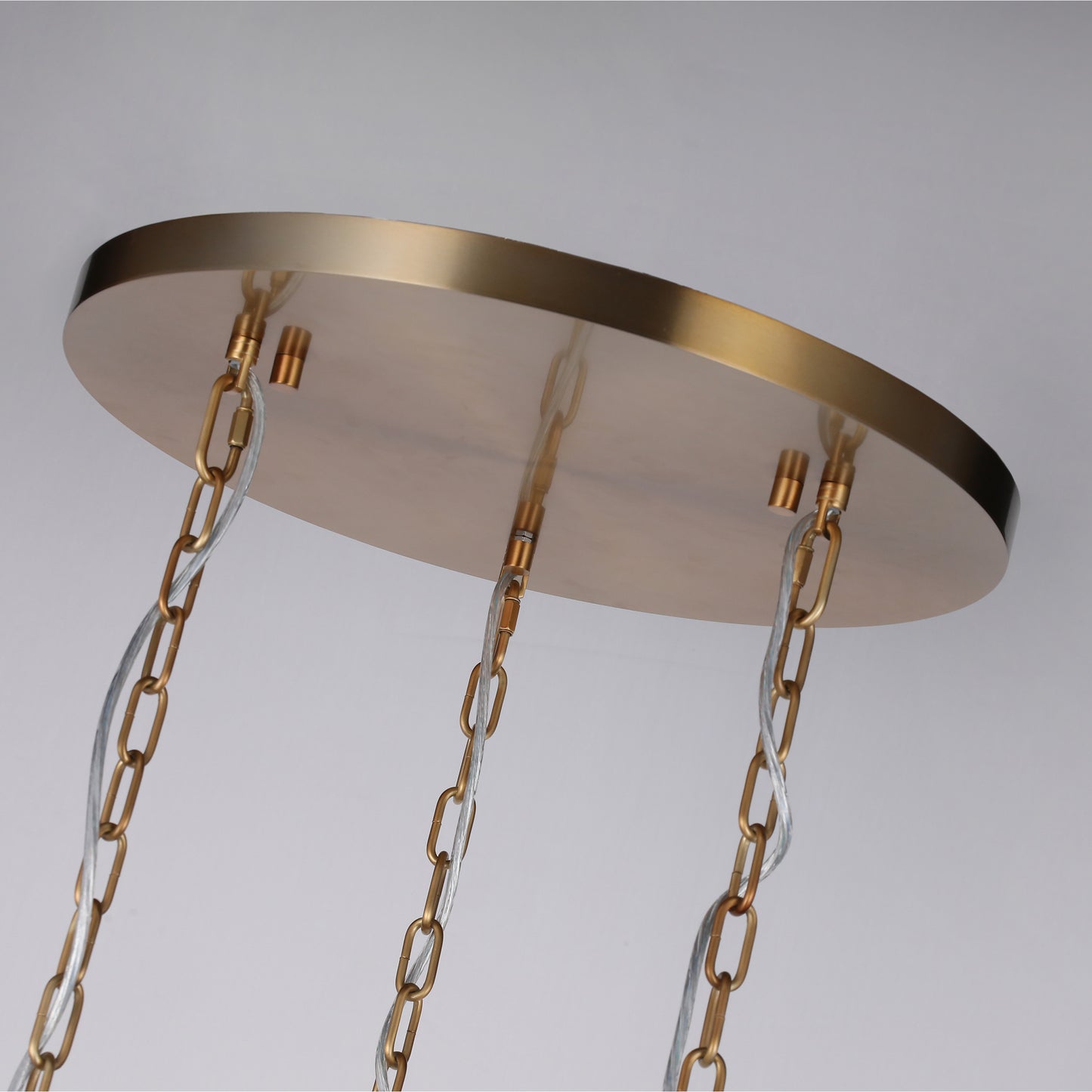 مصباح معلق ثلاثي الرؤوس من Brilliant-Maker PL9202-3 بتصميم "سيمفونية بين النجوم" من الزجاج المتموج - إضاءة فنية هندسية مخصصة للشركات (B2B).