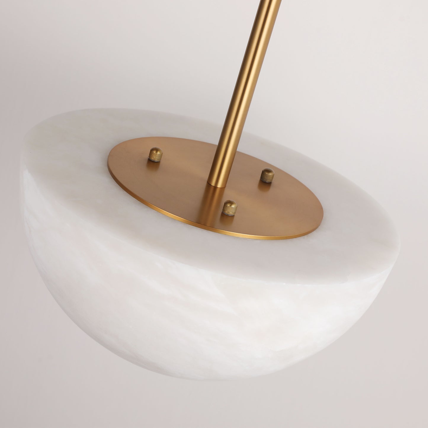 PL9204 Mushroom Alabaster Pendant Lamp: Organic Elegance Suspended in Light