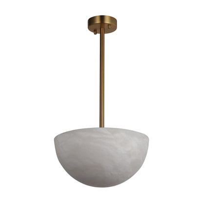 PL9204 Mushroom Alabaster Pendant Lamp: Organic Elegance Suspended in Light