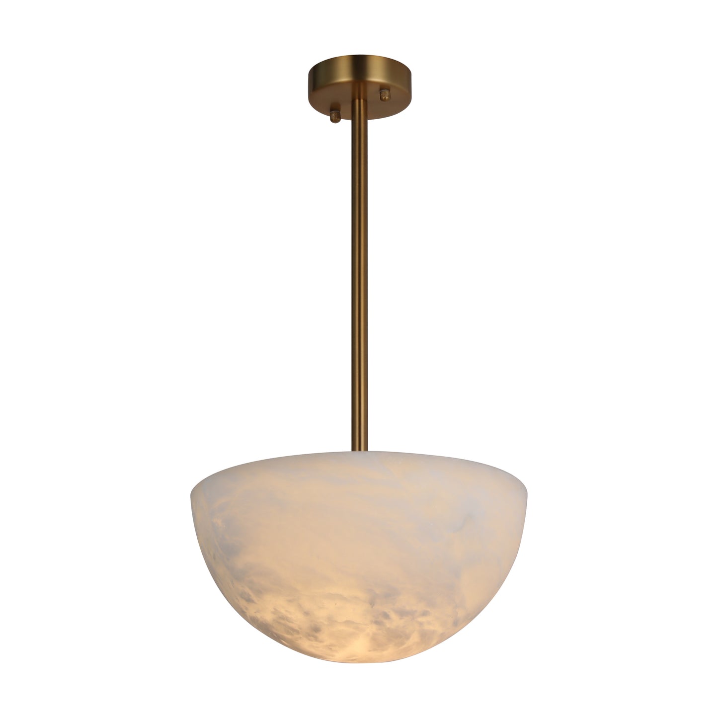 PL9204 Mushroom Alabaster Pendant Lamp: Organic Elegance Suspended in Light