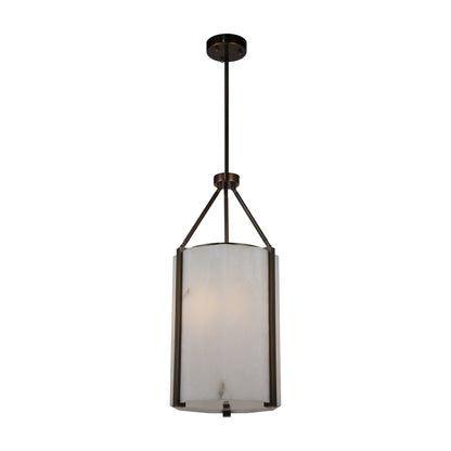 PL9205 Octagonal Cage Alabaster Pendant Lamp: Where Geometric Precision Meets Soft Glow