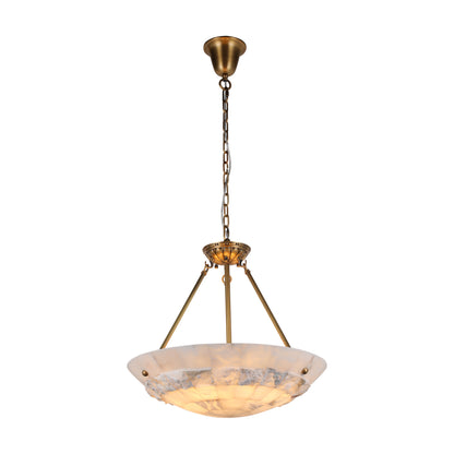 PL9207 Blossom Umbrella Alabaster Pendant Lamp: Architectural Elegance Illuminated
