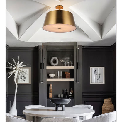 Firmament Crown Cone Metal Ceiling Lamp PL9209 | Geometric Ceiling Fixture