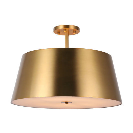Firmament Crown Cone Metal Ceiling Lamp PL9209 | Geometric Ceiling Fixture