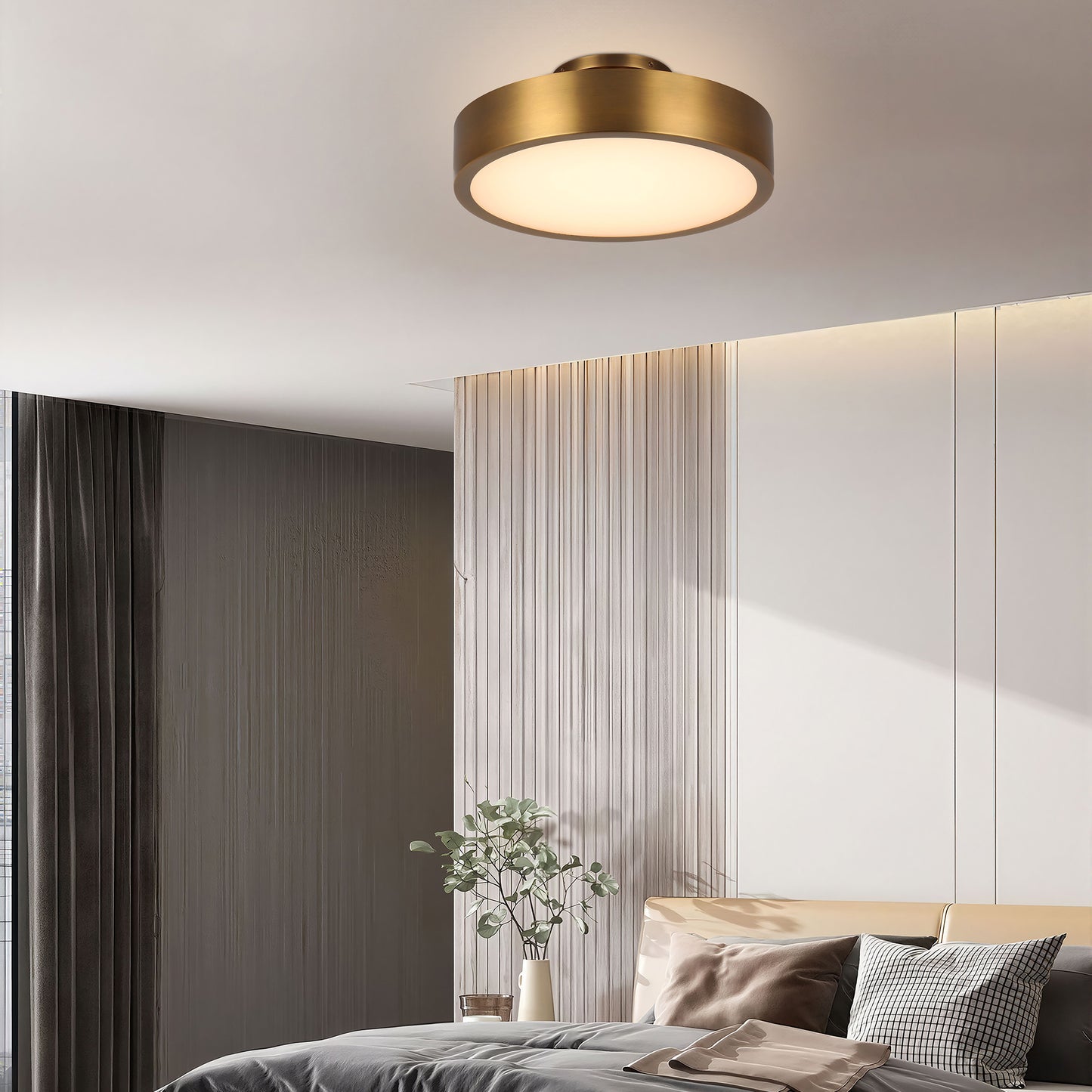 Firmament Crown · Round Metal Ceiling Lamp | Circular Ceiling Fixture
