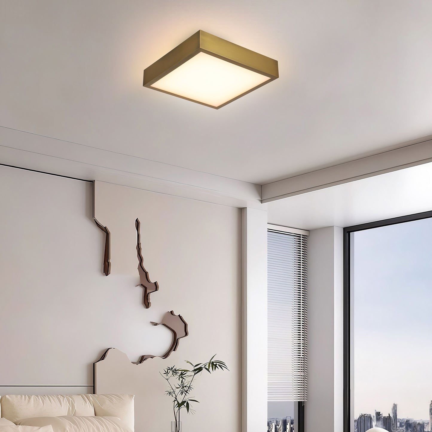 Firmament Crown · Square Metal Ceiling Lamp | Square Ceiling Fixture