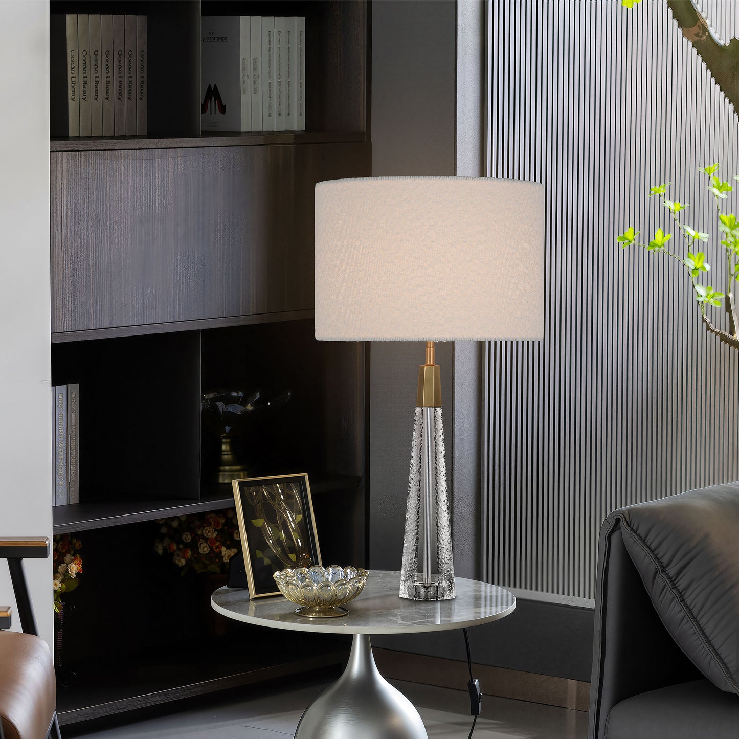 Flowing Veil · Conical Crystal Table Lamp | 2025 Flowing Veil Crystal