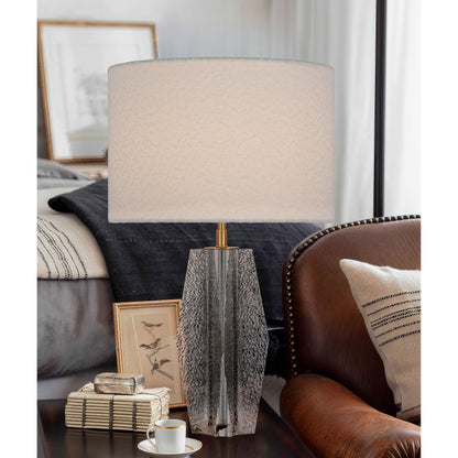 Flowing Veil · Rhombic Prism Crystal Table Lamp | Hotel Suite Lighting