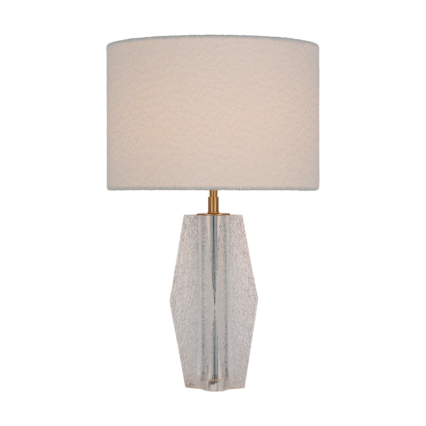 Flowing Veil · Rhombic Prism Crystal Table Lamp | Hotel Suite Lighting