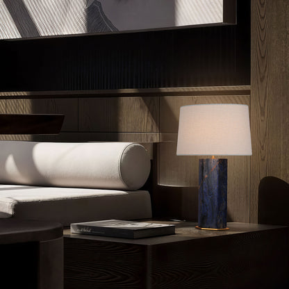 Whispers of Time · Cloisonné Hexagonal Table Lamp | Hotel Suite Light