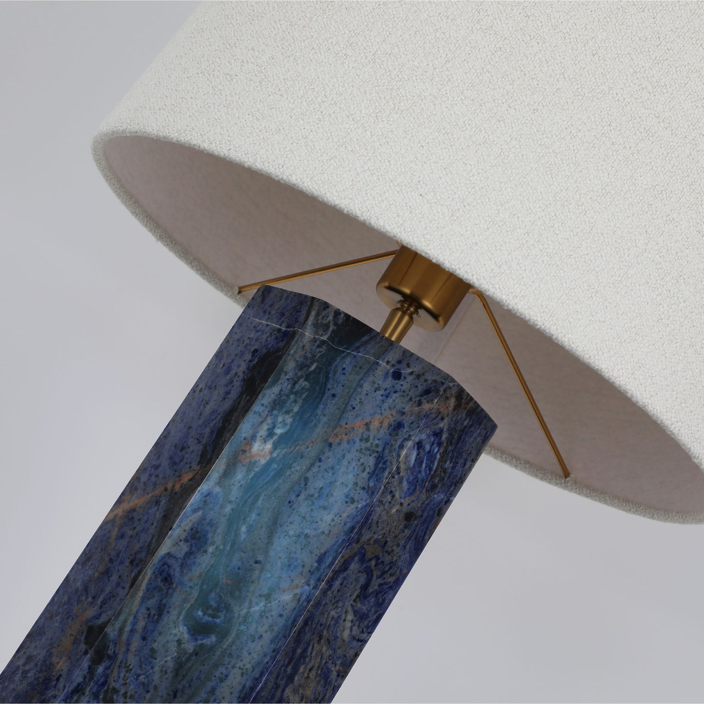 Whispers of Time · Cloisonné Hexagonal Table Lamp | Hotel Suite Light
