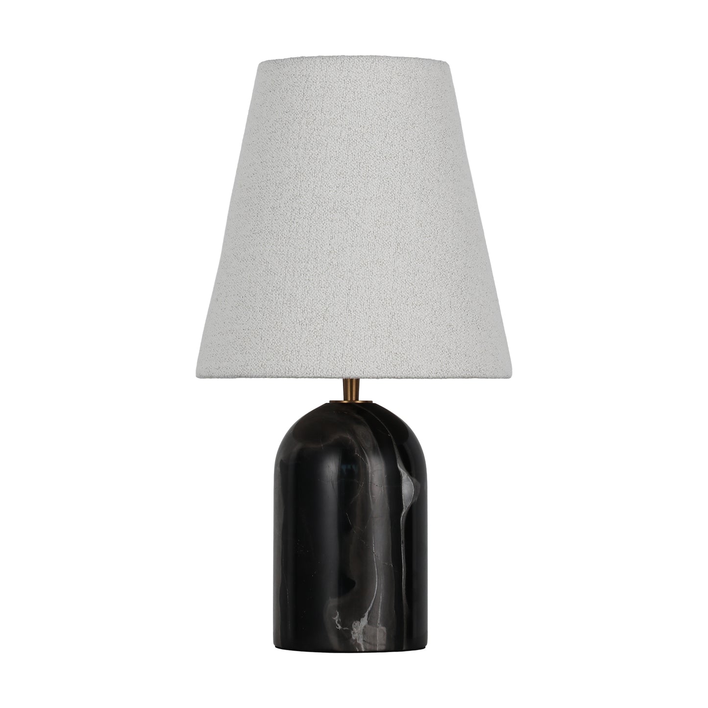 Whispers of Time · Black & White Marble Cylindrical Table Lamp TL3386